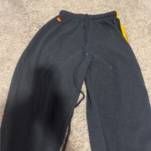 Women’s aviator nation sweatpants lightly used size small